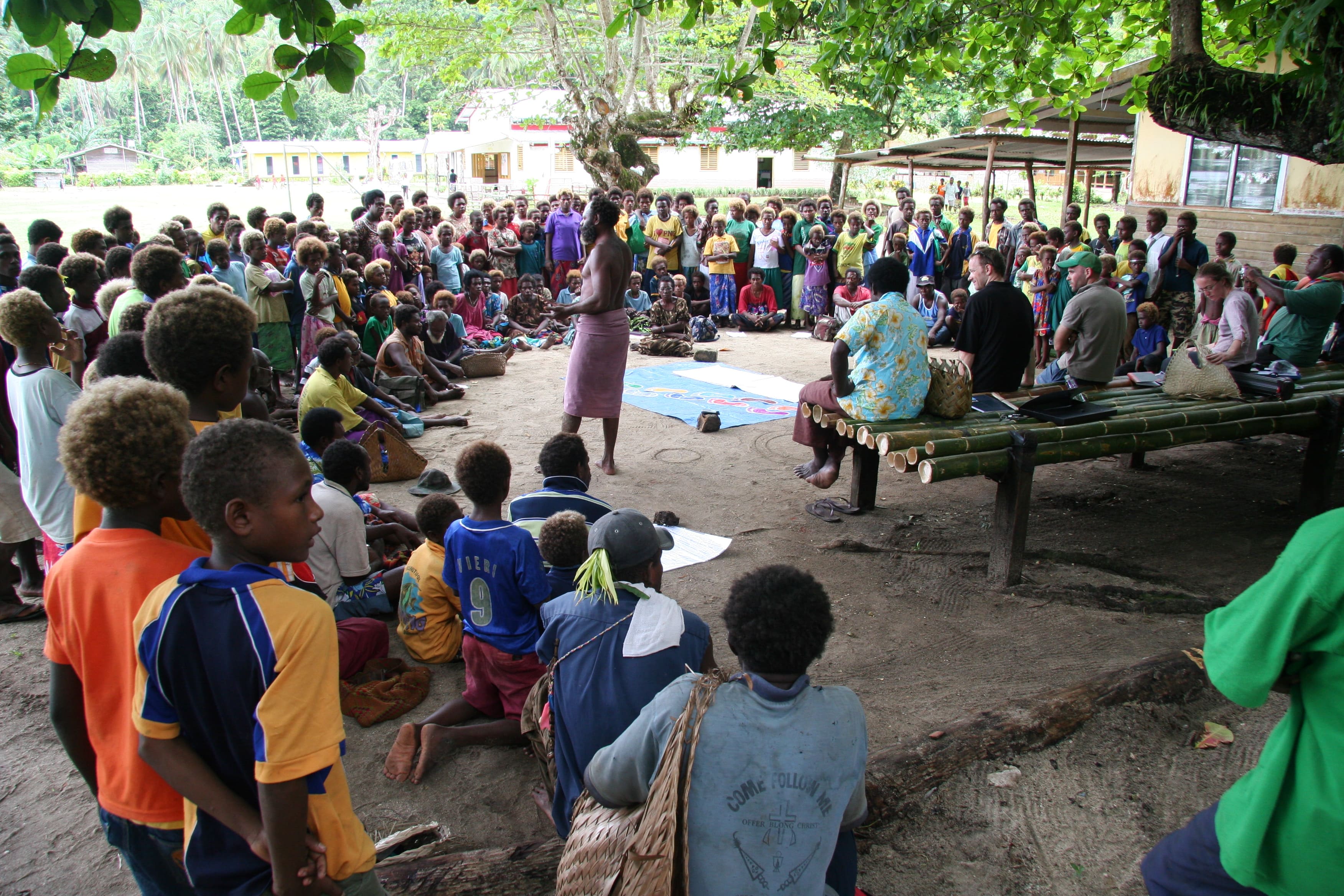 Community meeting.