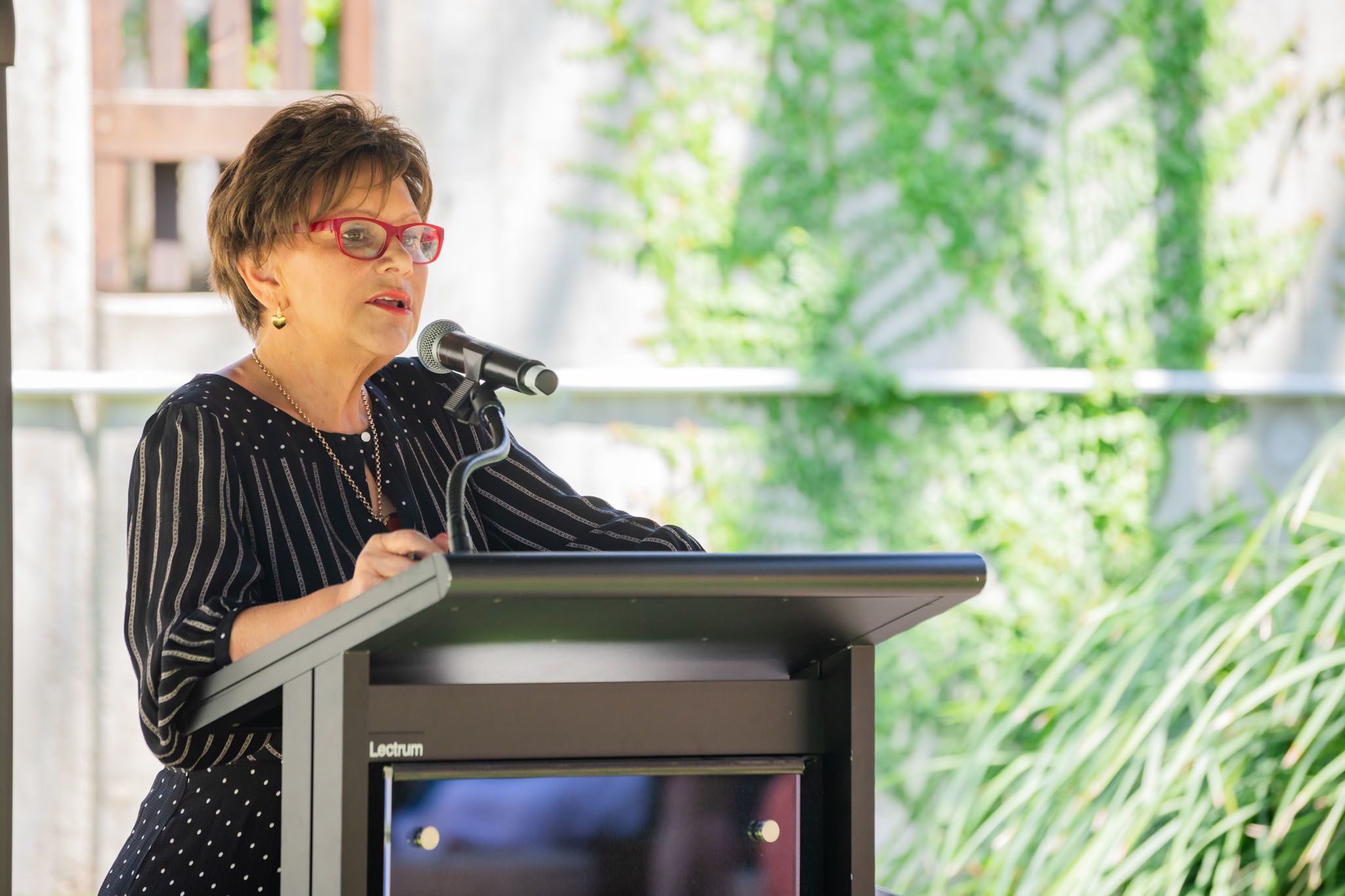 Professor Bronwyn Fredericks, spoke at the special naming event of 'Lilla Watson Place'.