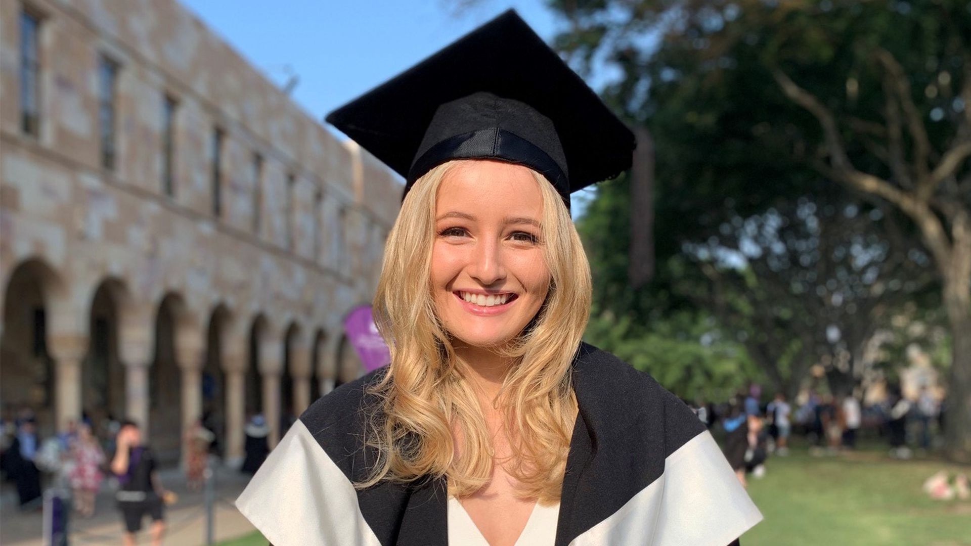 Kate Mann, Graduation, Great Court, The University of Queensland, UQ BS