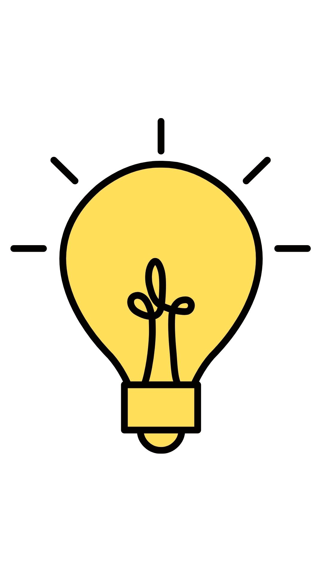 Light bulb - lit up