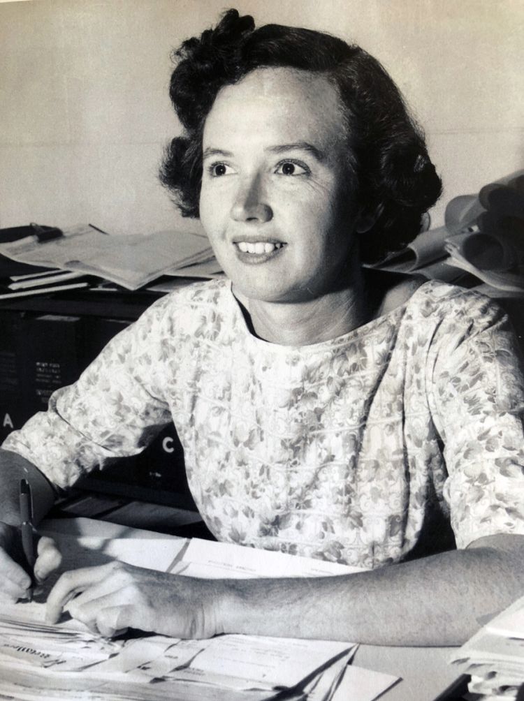 This is an image of Margaret Mittelheuser working at the Department of the Interior.