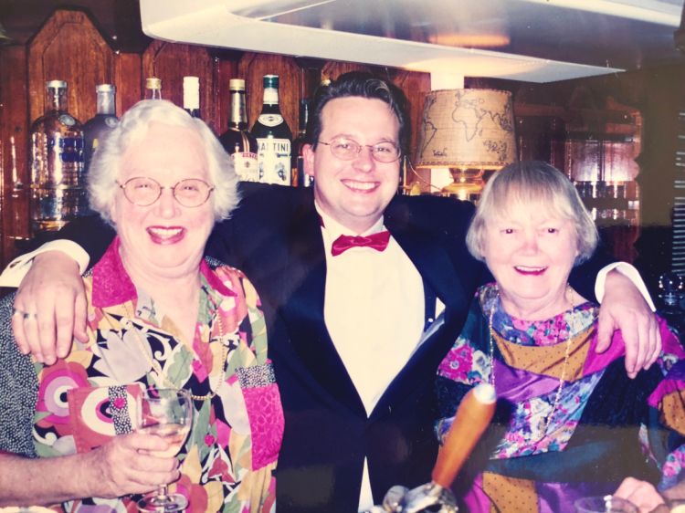 This is an image of Margaret and Cathryn Mittelheuser at one of many philanthropy events they attended.