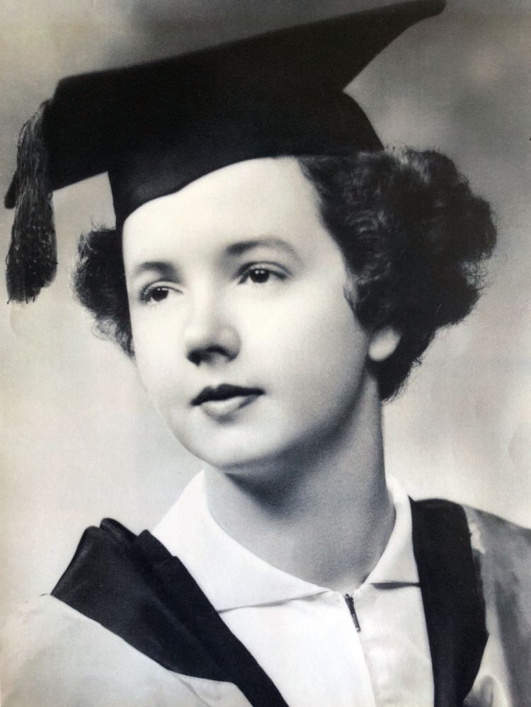 This is an image of Margaret Mittelheuser on her UQ graduation day.