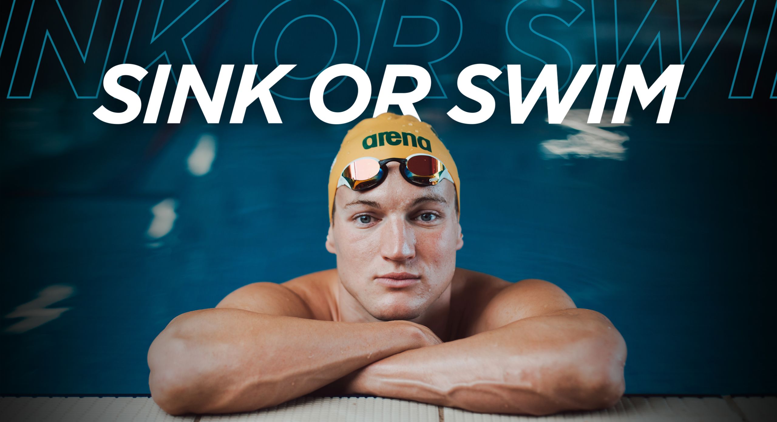 This is an image of UQ student, Sports Achievement Scholarship recipient and swimmer Cameron Jones.