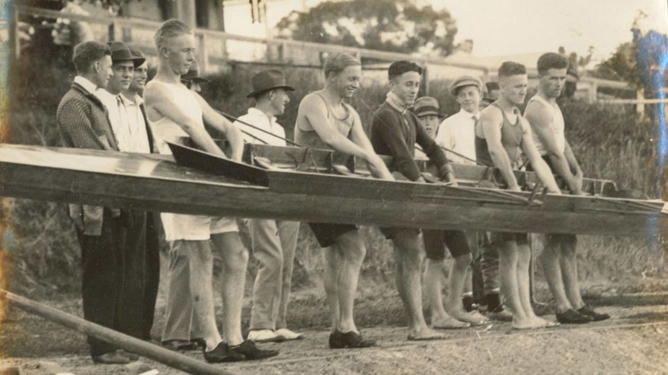 An image of winners of the Strickland Shield in 1930.