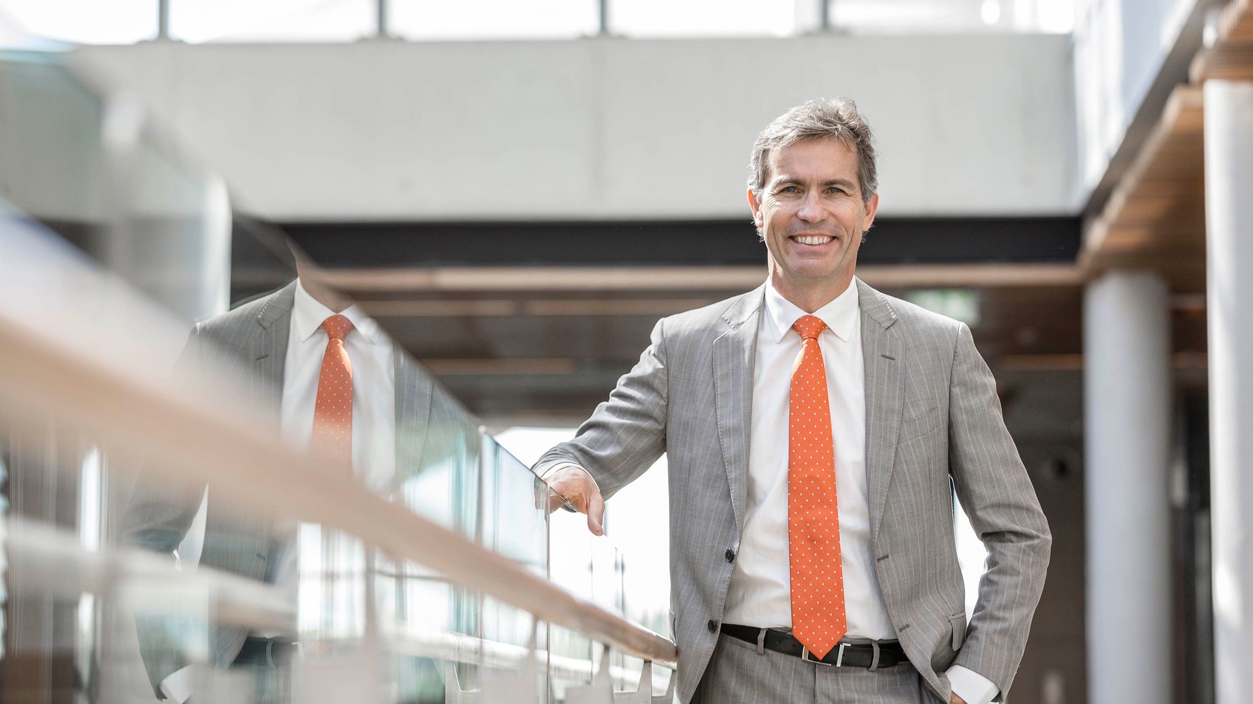 An image of retiring UQ Vice-Chancellor and President Professor Peter Høj AC