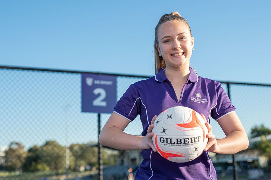 An image of UQ Firebirds Scholarship recipient Alyssa Hanson.