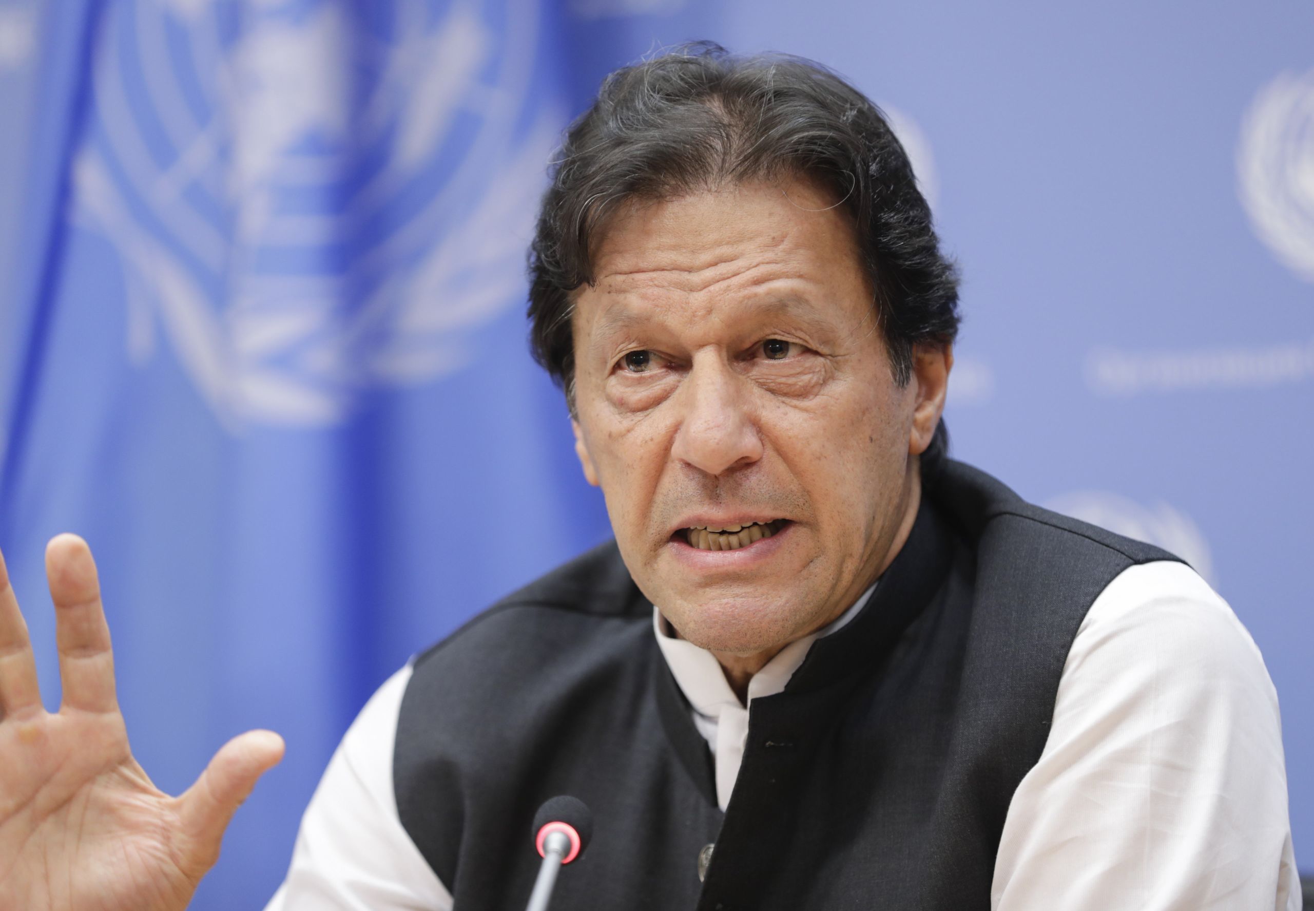 An image of Pakistan Prime Minister Imran Khan.