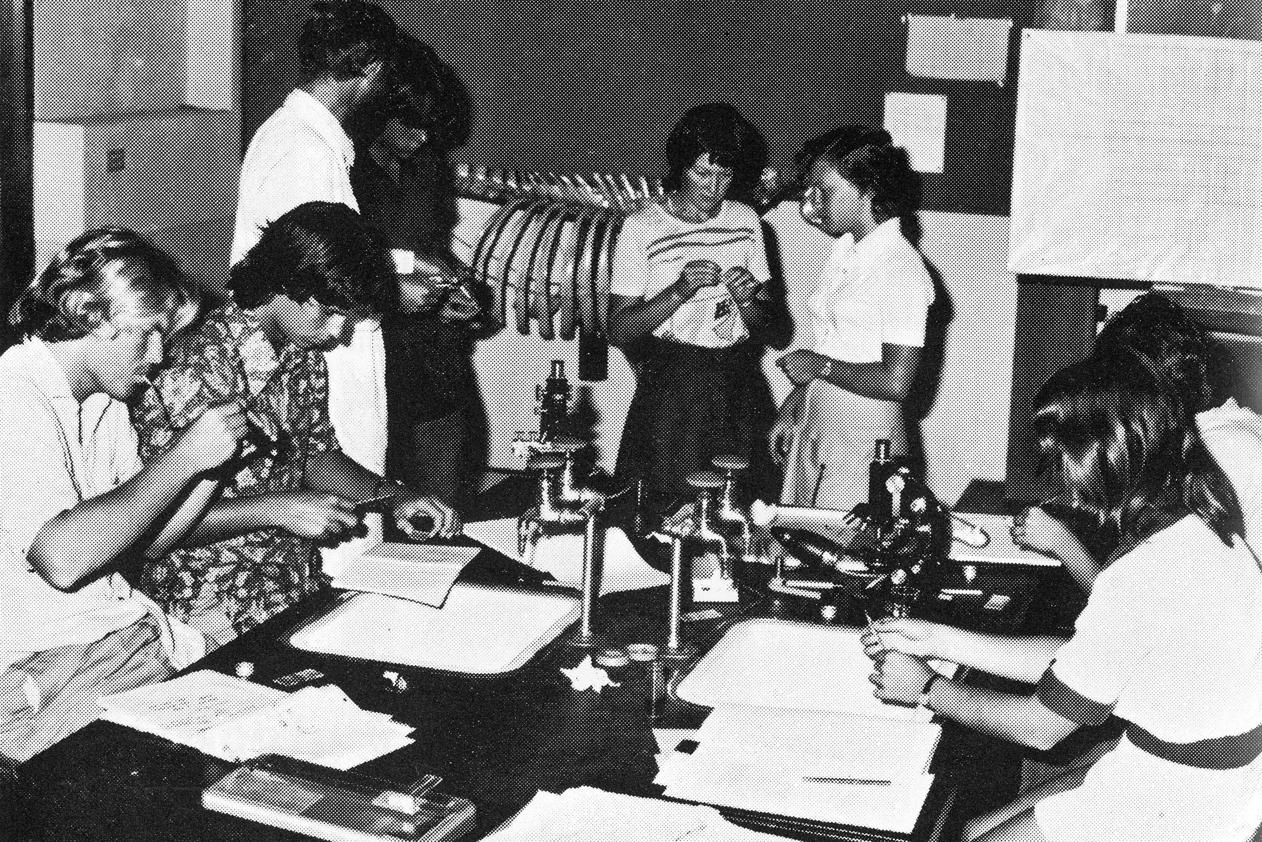 QAC students in 1977.