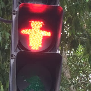 UQ graduate stop sign at St Lucia campus