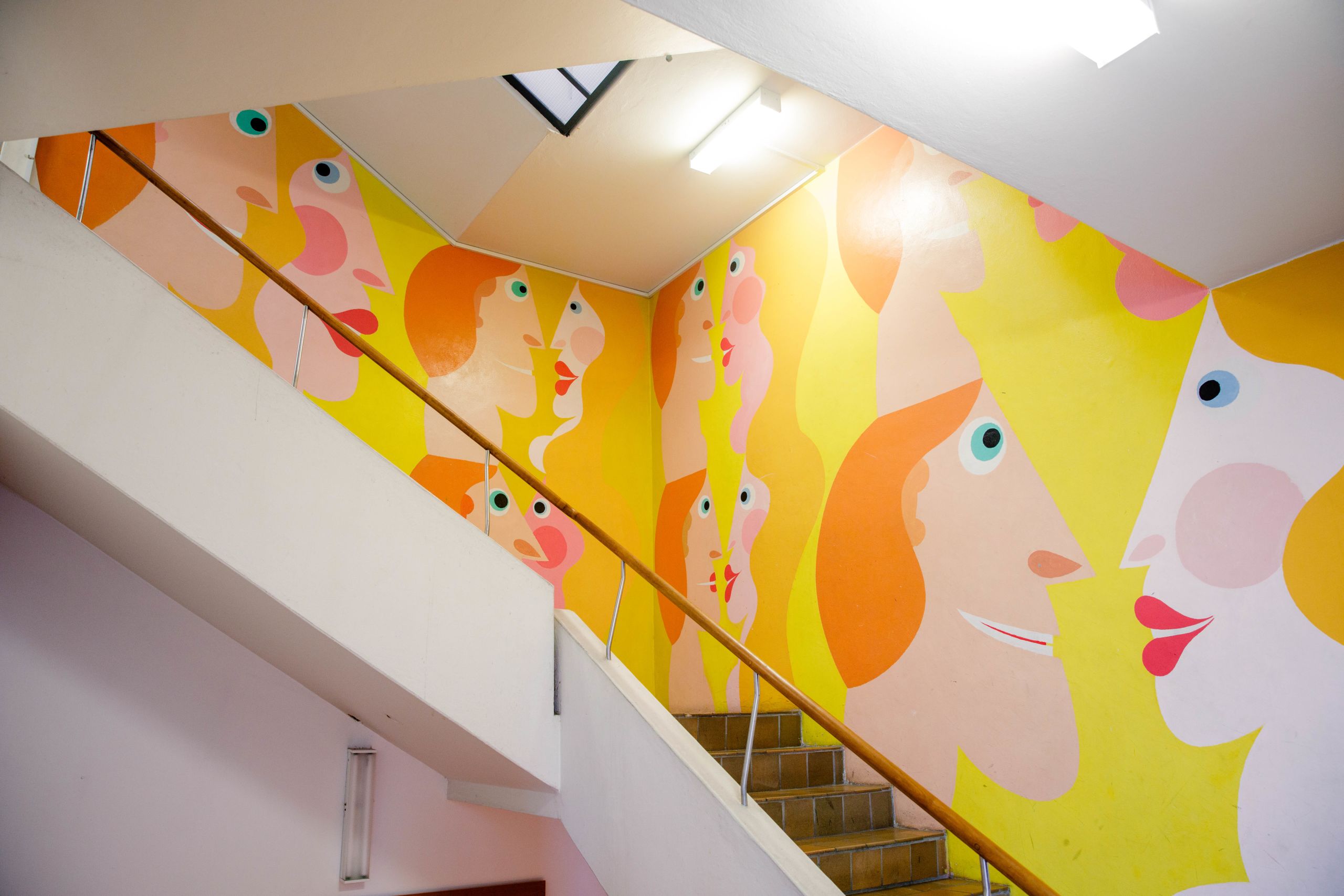 Wall mural at UQ St Lucia.