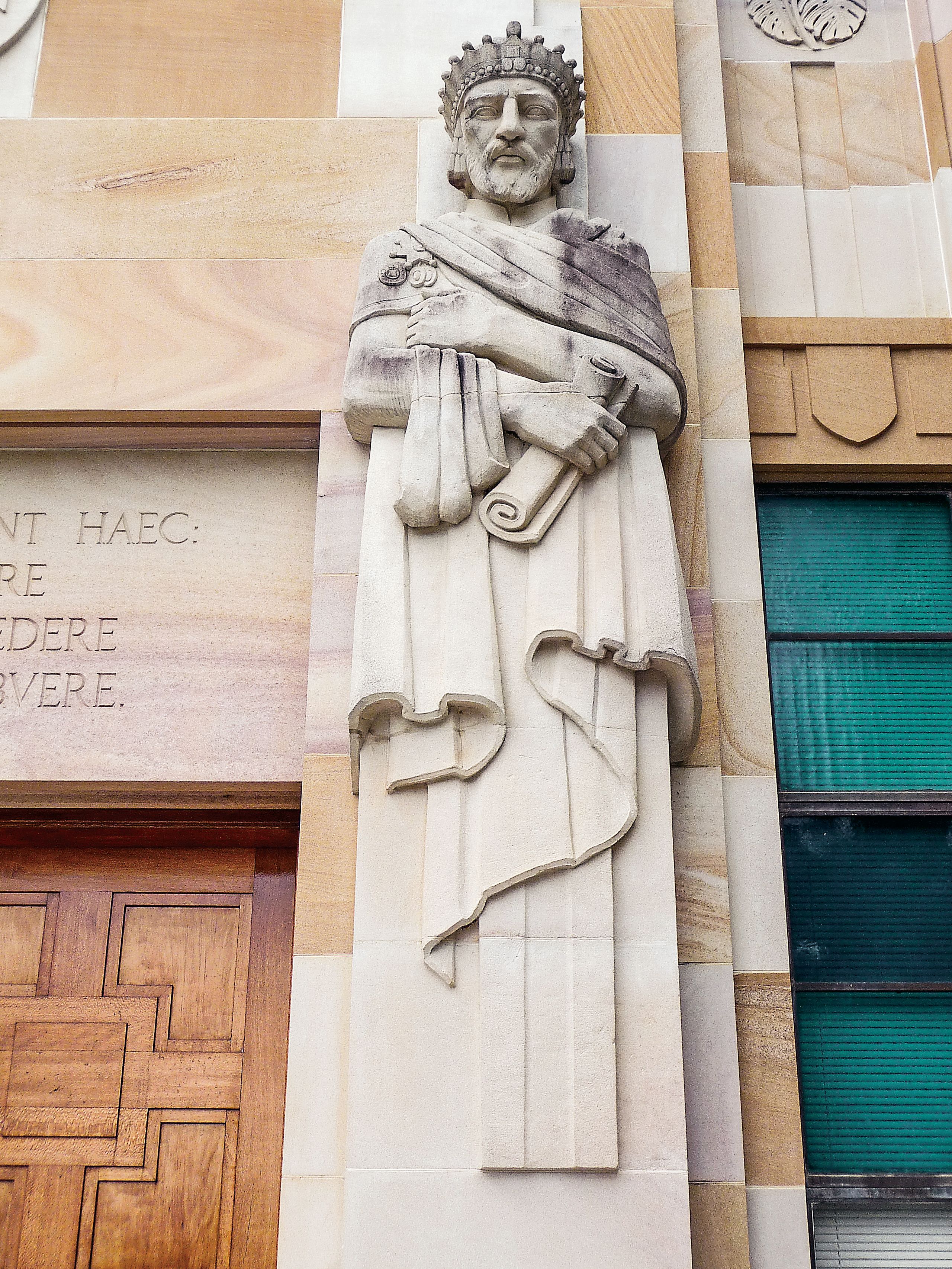Sculpture of Plato.