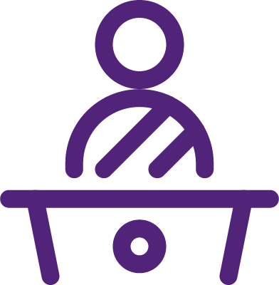 Icon of a person at a podium