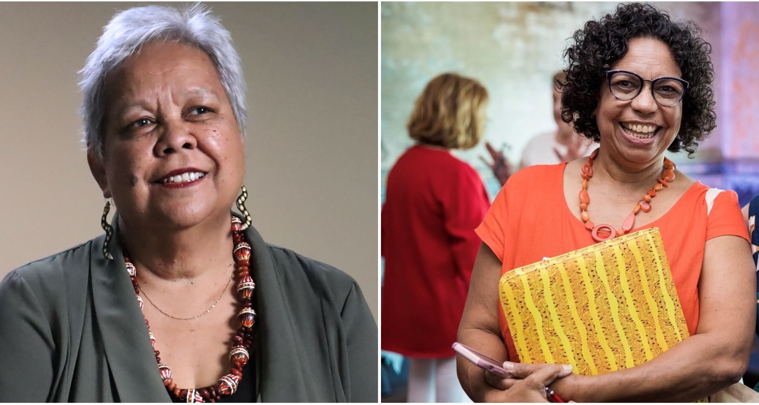 Image of Dr Jackie Huggins and Associate Professor Sandra Phillips.