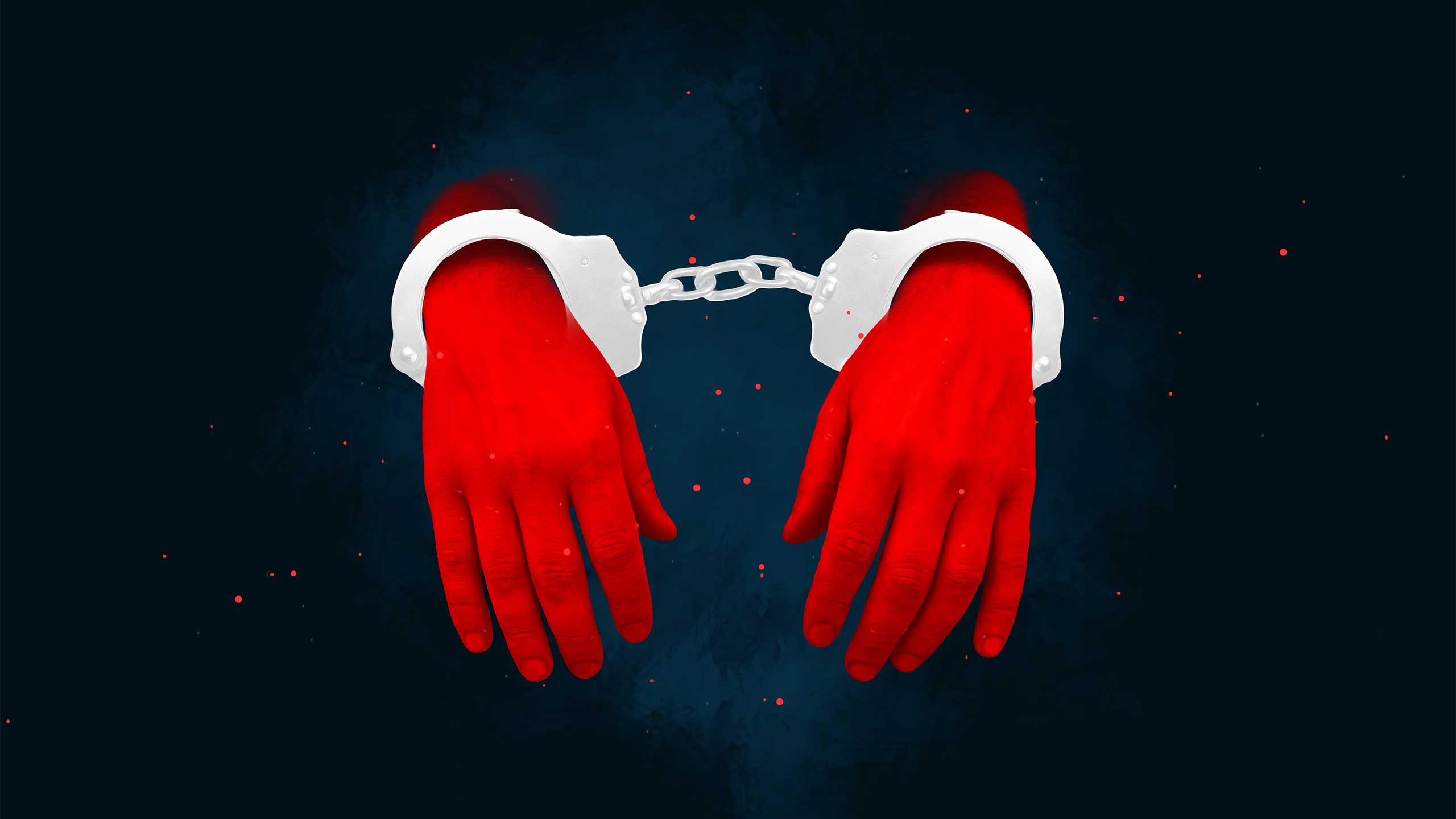 Image of handcuffed hands