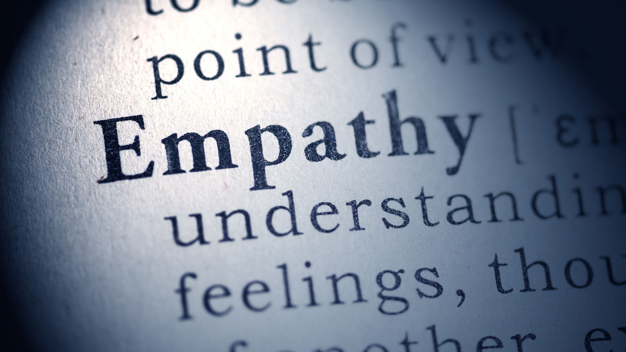 Empathy bolded on page