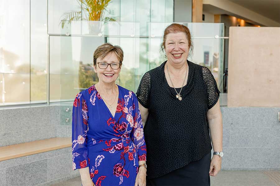 An image of Associate Professor Rhonda Faragher and Dr Jan Lloyd.