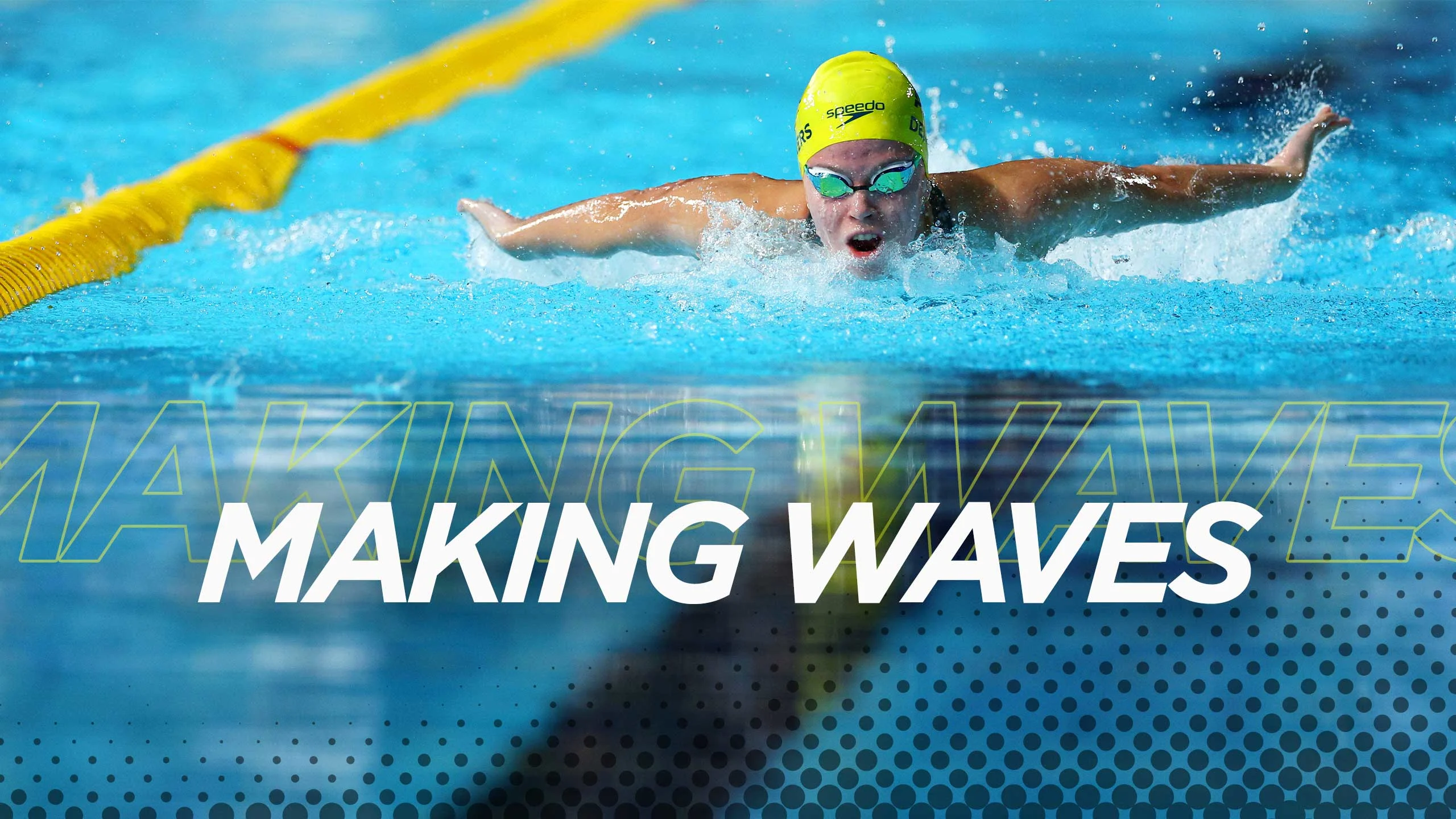 An image of UQ student Elizabeth Dekkers in action during the Commonwealth Games in Birmingham.