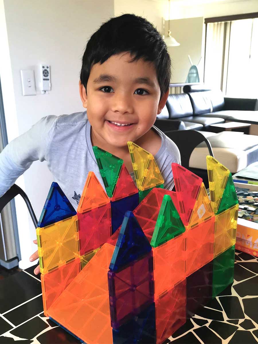 An image of 'Class of 2032' student Amias Krishna.