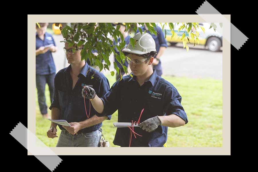 An image of Joshua Crow working.