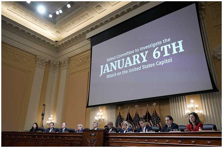 Members of the House Select Committee to Investigate the 6 January attack on the US Capitol vote unanimously to subpoena former US president Donald Trump.