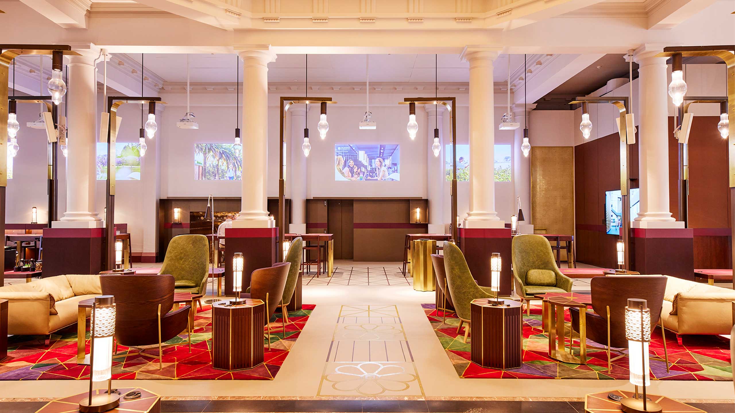 An image showing the inside of The Atrium today.