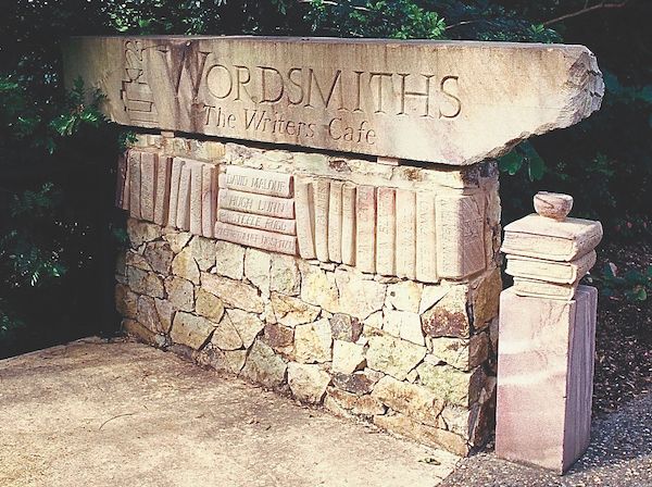 Wordsmiths cafe entry marker