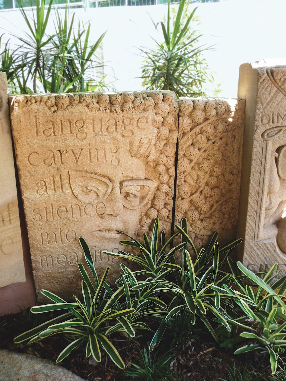 Carving of Judith Wright