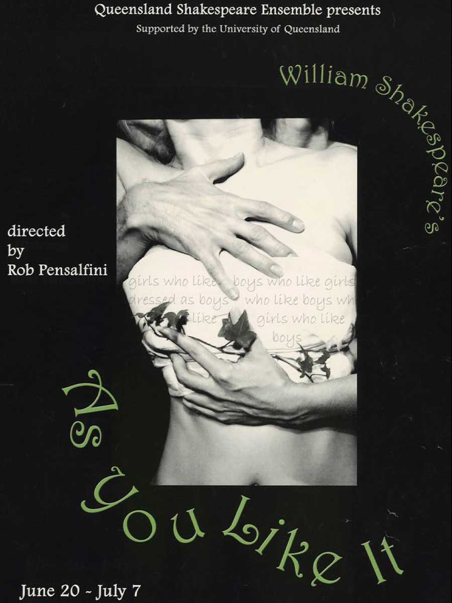 Poster for 'As you like it', 2002