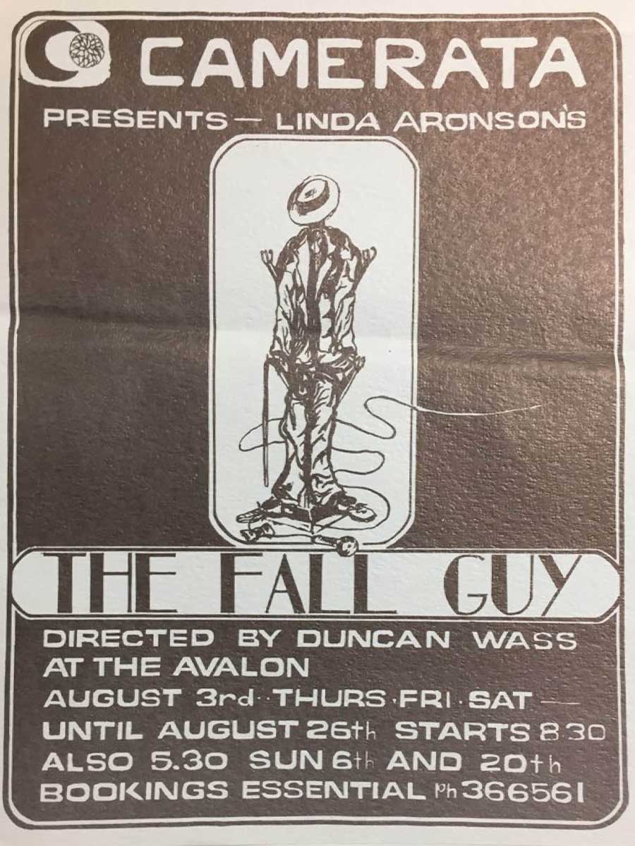 Program for 'The fall guy', 1970s