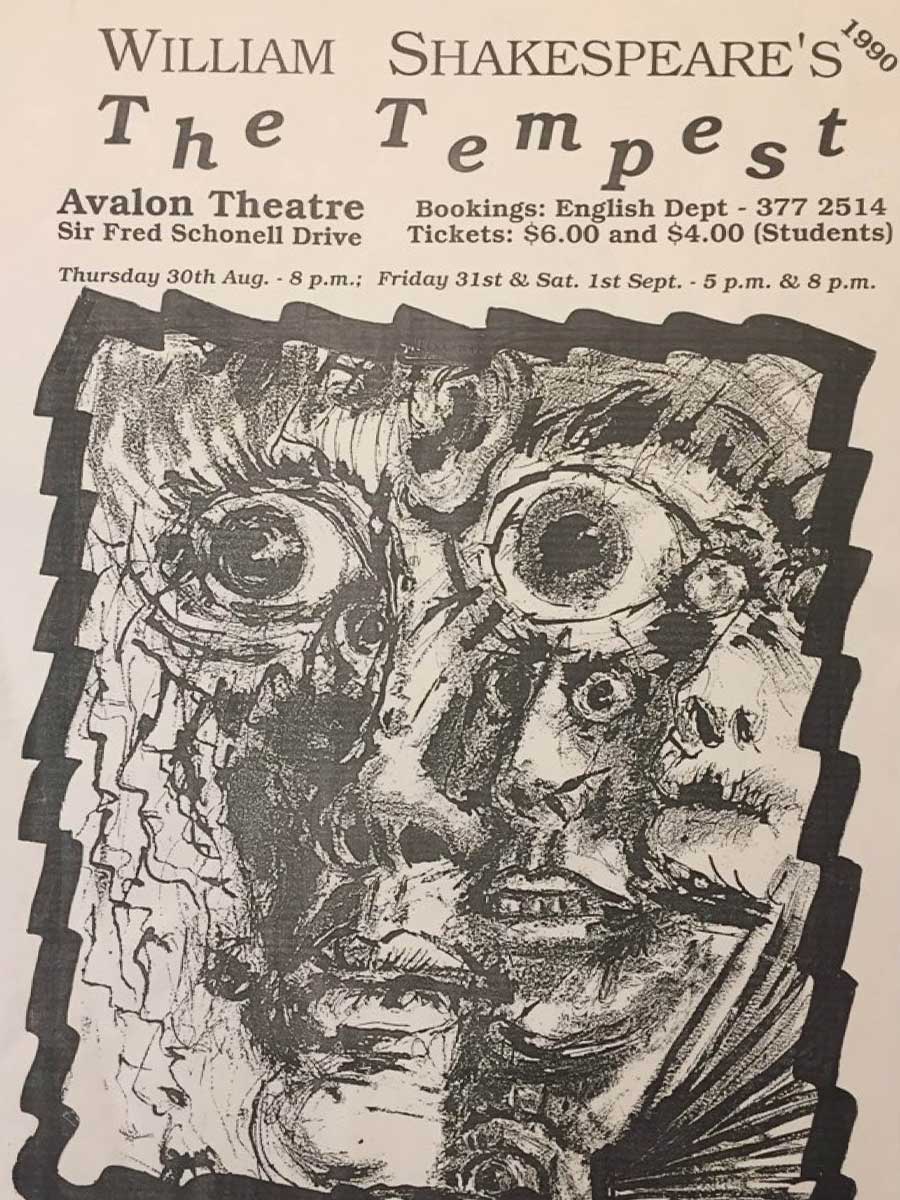 Program for 'The tempest'