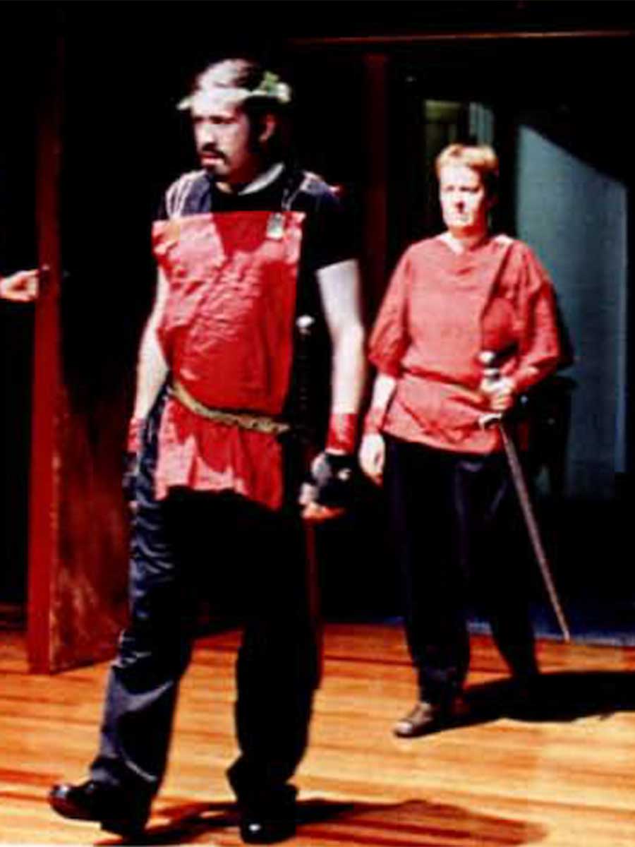 Rehearsal of 'Coriolanus', 2003