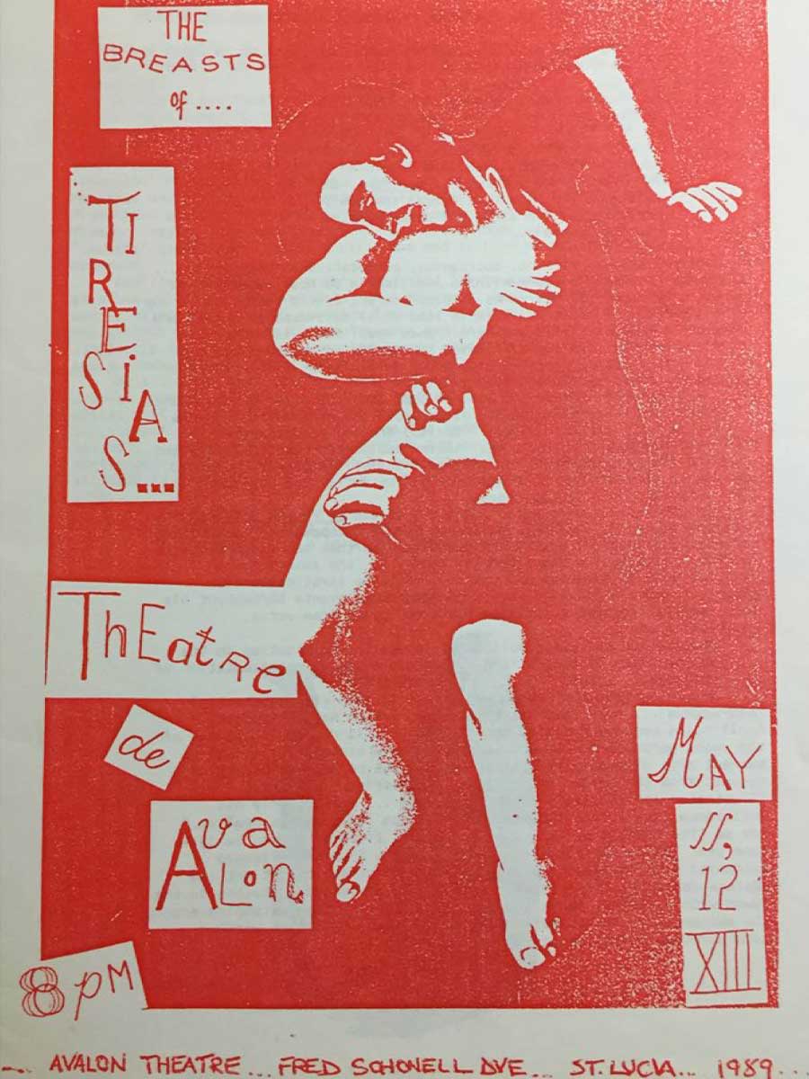 Program from 'Tresias', 1989
