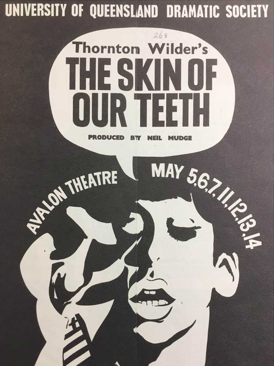 Poster of 'The skin of our teeth', 1990s