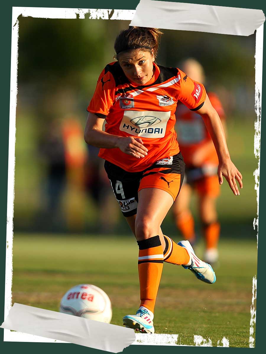 Vedrana Popovic in action for the Brisbane Roar.