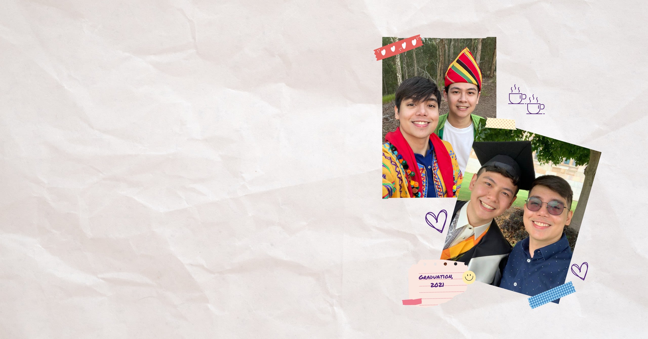 Images of Miguel and Joseph.