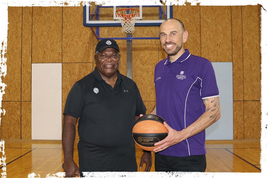 Benny Mills with Dr Kai Wheeler.