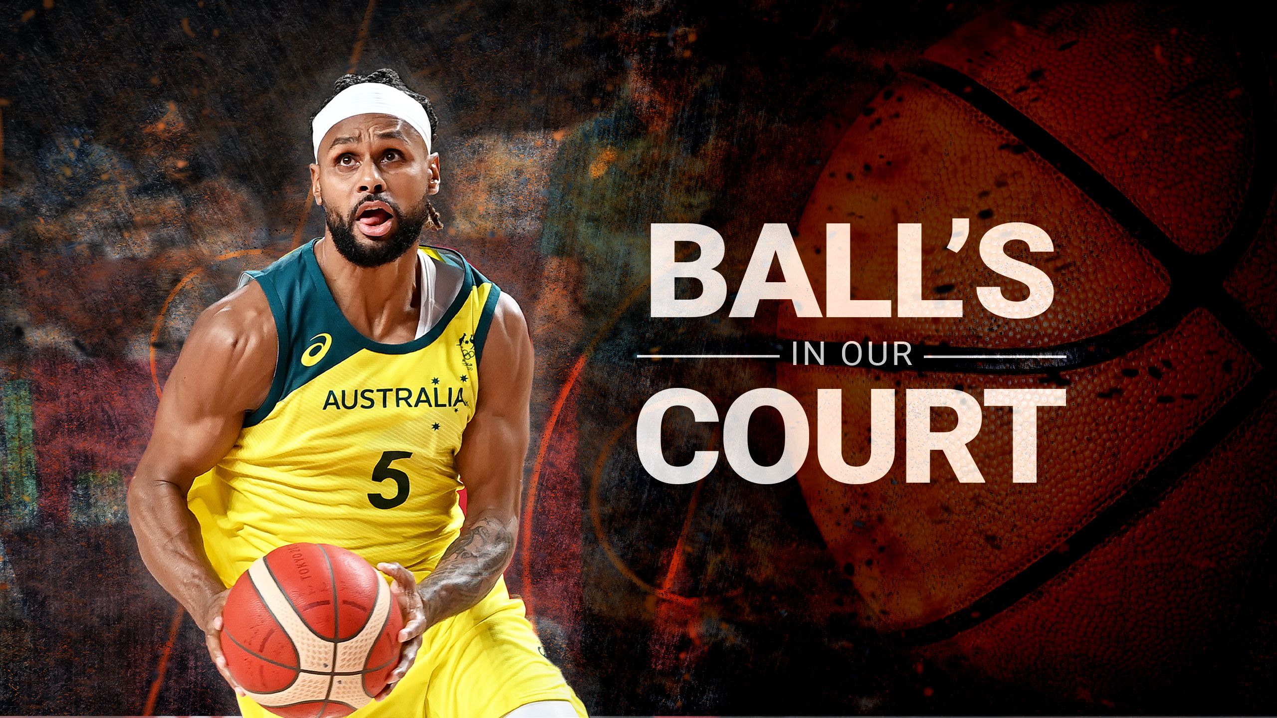 Australian NBA star Patty Mills in action with the Boomers.