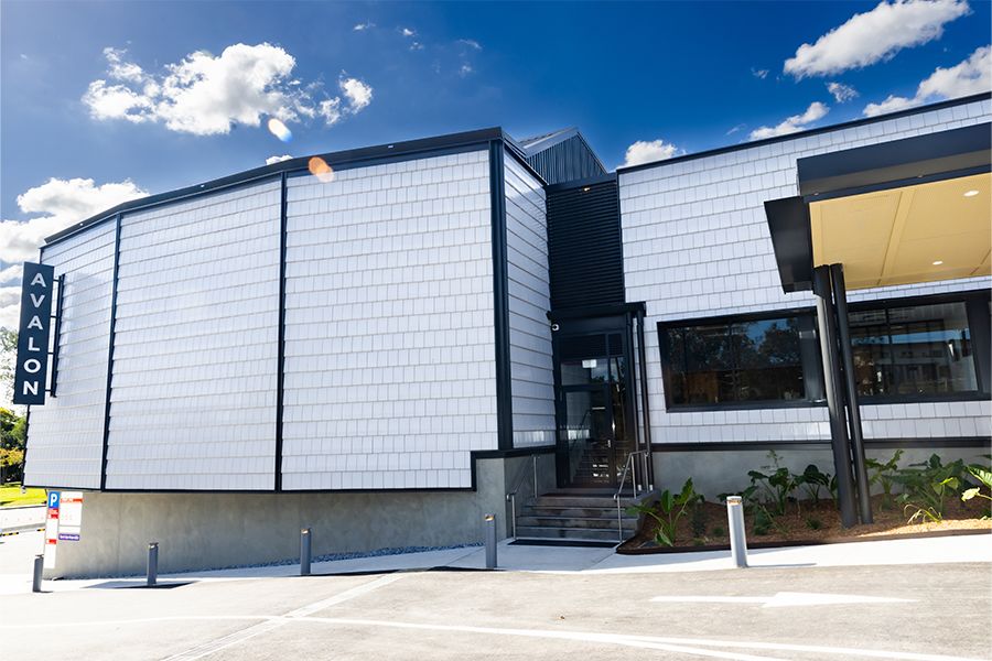 An image of the outside of the refurbished Avalon Theatre.