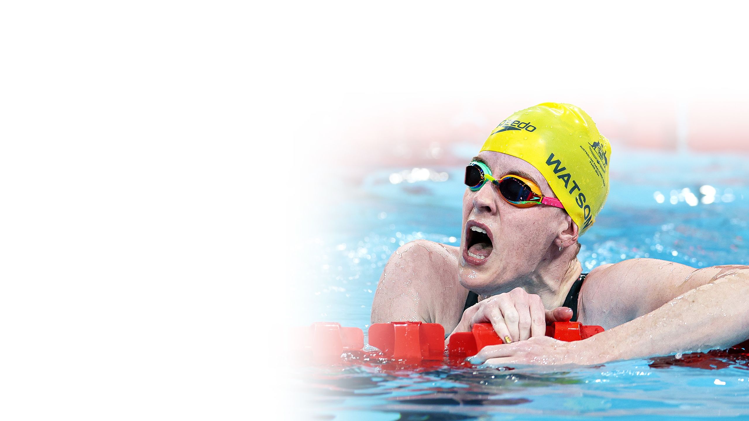 UQ student Rachael Watson after winning bronze in the S3 women's 100 metres freestyle. Image: Adam Pretty/Getty Images