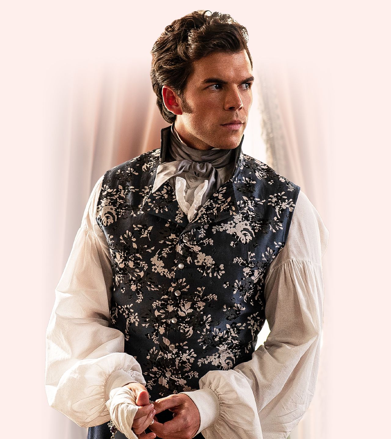 Luke Newton as Colin Bridgerton.