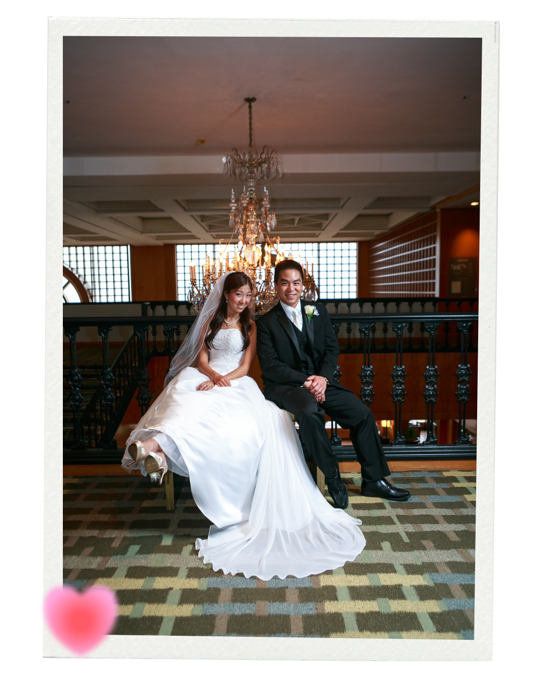 Jonathan and Kelly at their wedding