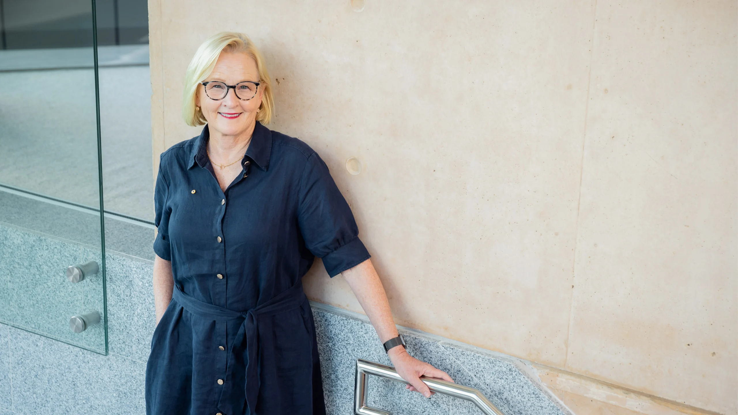 A portrait image of Professor Louise Hickson.