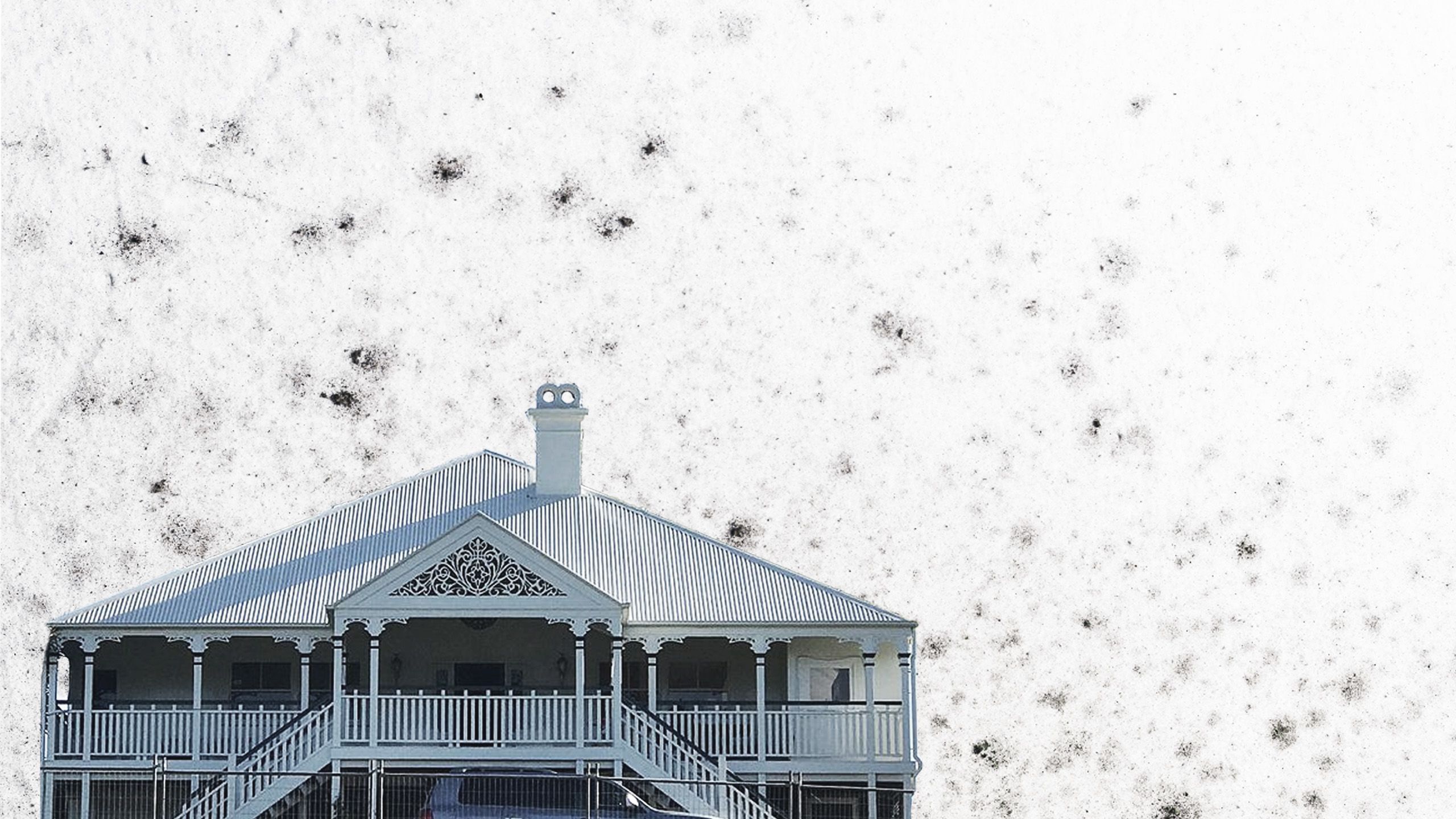 Queenslander style home with mould behind it.