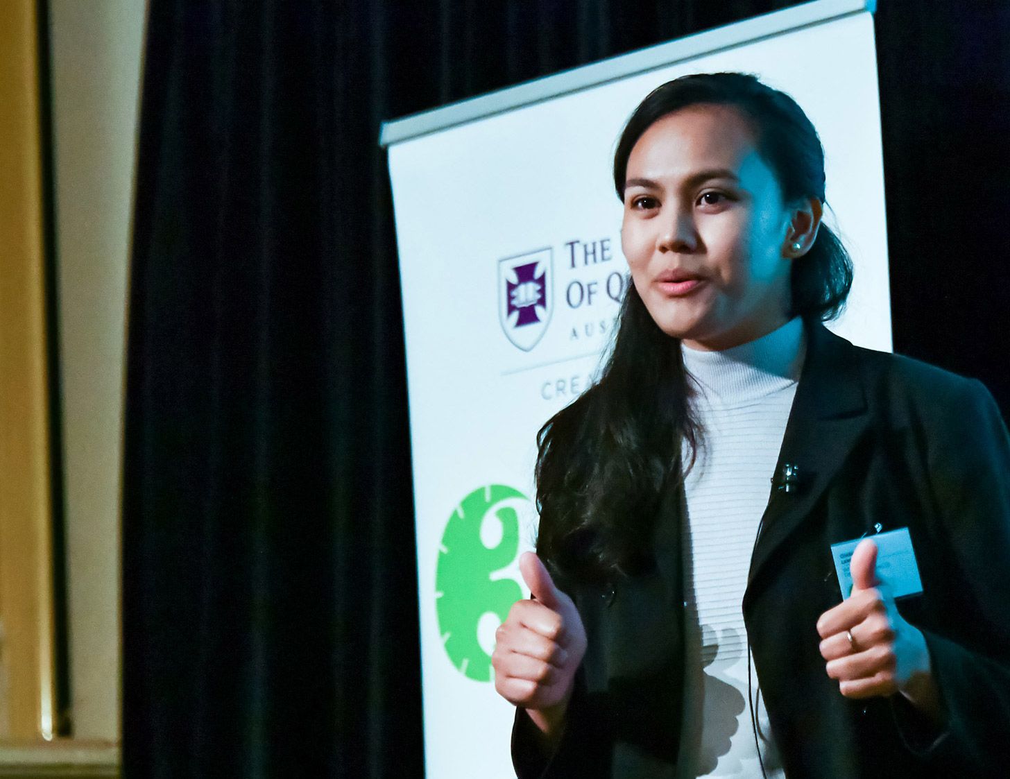 Charmaine Lamiel UQ 3MT presentation winner