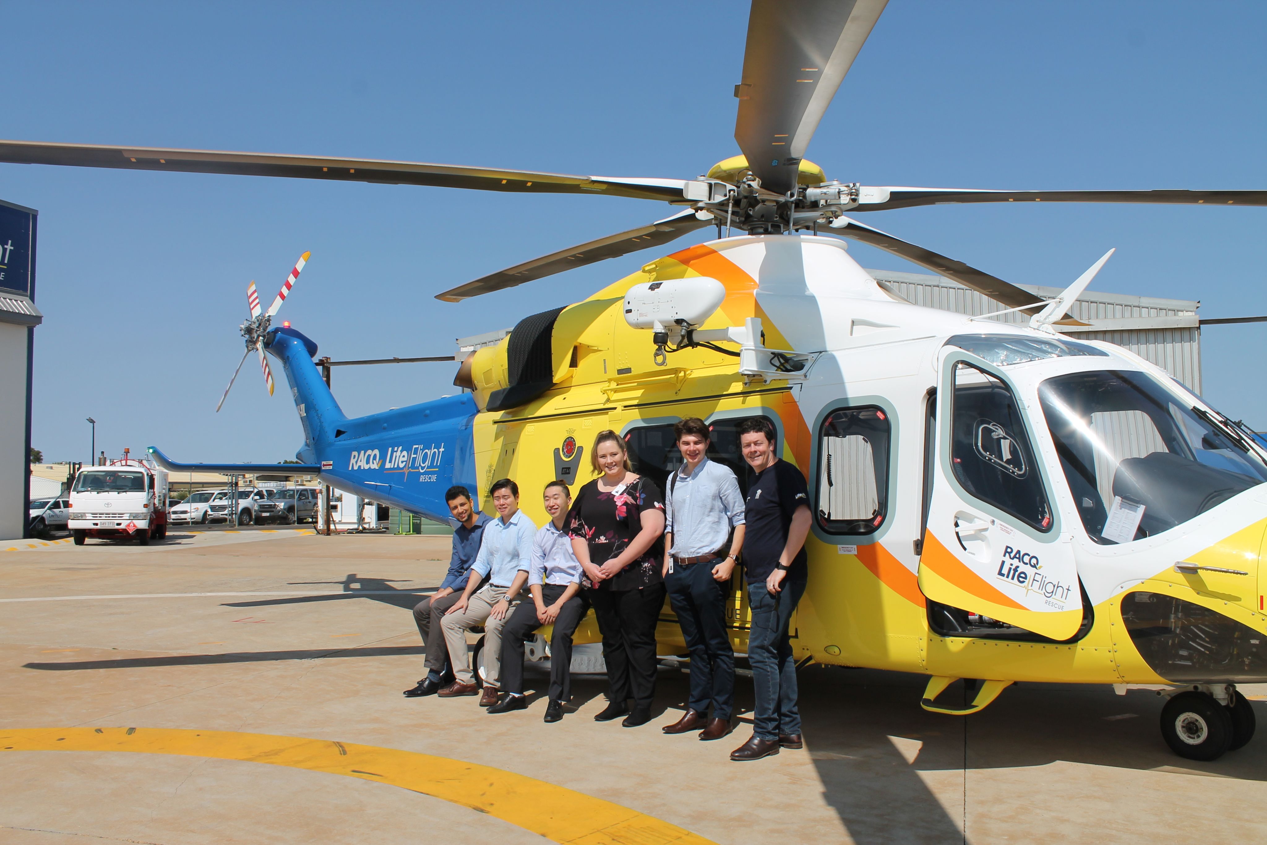 Student LifeFlight visit, 2019.