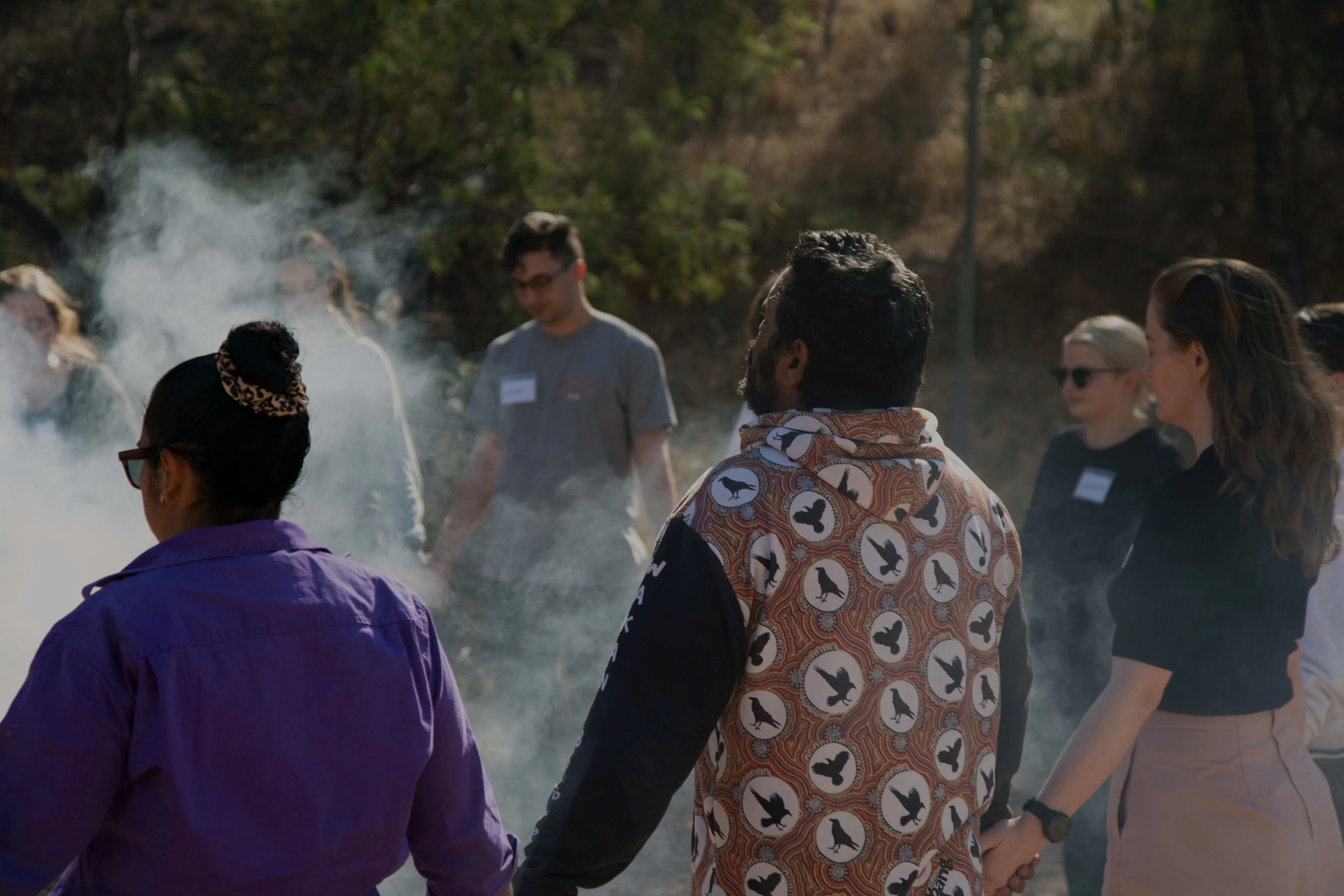 Smoking ceremony at Flagstaff