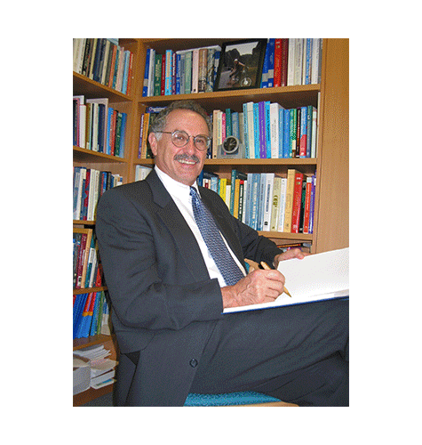 A series of photos of Professor Neal Ashkansay