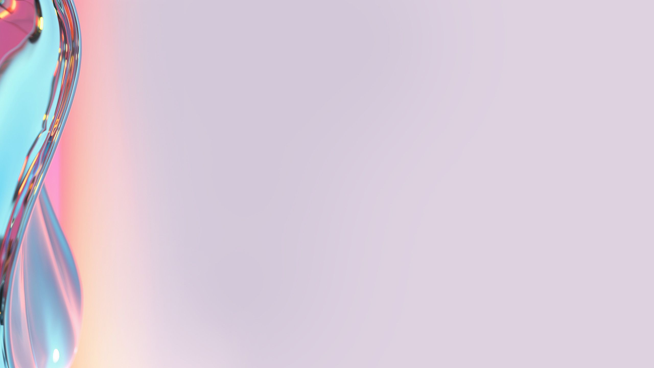 AI generated abstract metallic texture with sunset glow and light purple background