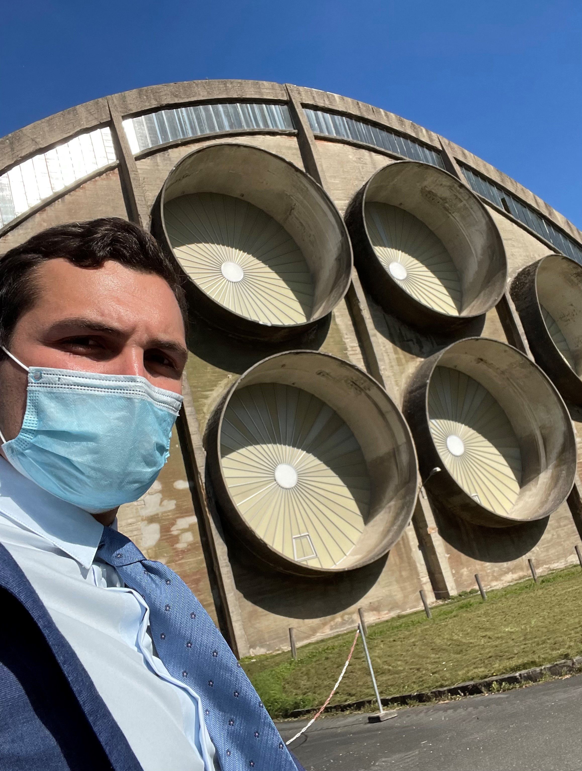 William at the ONERA Chalais-Meudon S1Ch Wind Tunnel which previously conducted aerodynamic performance testing of the Concorde.